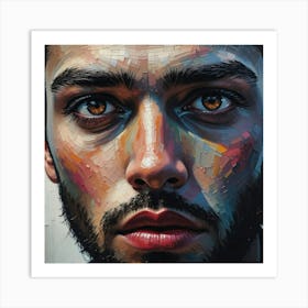 Portrait Of A Man Art Print