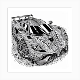 Koenigsegg K1 Art Print