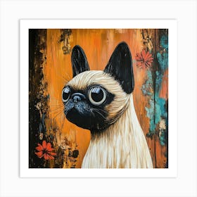 Pug Painting Art Print