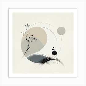 Yin And Yang Art Print