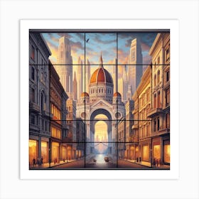 Cityscape Art Print