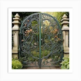 Wrought Iron Gate 13 Art Print