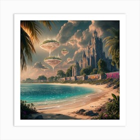 Aliens In The Sky Art Print