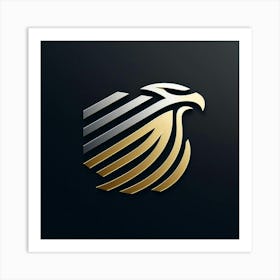 Golden Eagle Logo Art Print