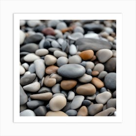 Pebbles Art Print