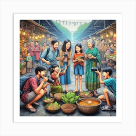 How to Make Your Family’s Taste Buds Travel with Delicious Traditional Recipes Art Print