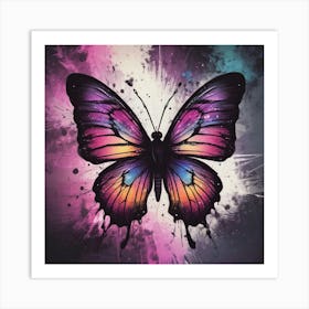 Butterfly Painting 316 Art Print