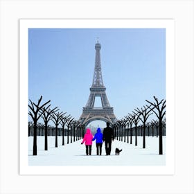 Paris Eiffel Tower 8 Art Print