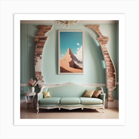 Room With A Painting Art Print