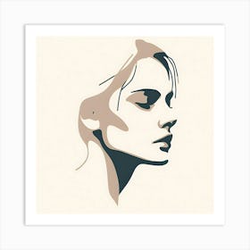 Portrait Of A Woman 7 Art Print