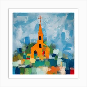 Lone Church Art Print