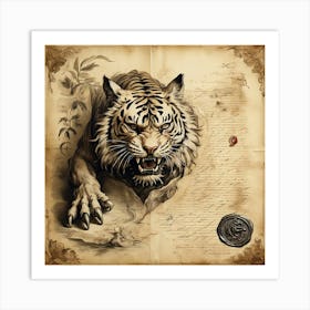 Angry beast 3 Art Print