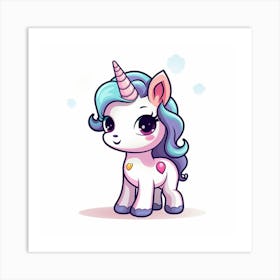 Cute Unicorn 115 Art Print