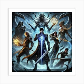 Main Characters Season7 Art Print