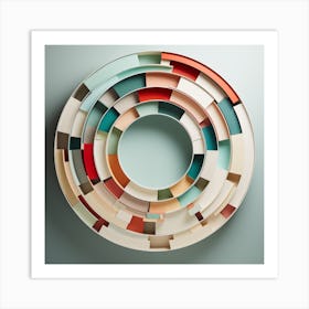 Circular Wall Art Art Print