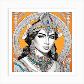 Lord Krishna Art Print