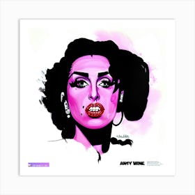 Amy winehouse Art Print