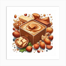 Nut Butter In A Box Art Print