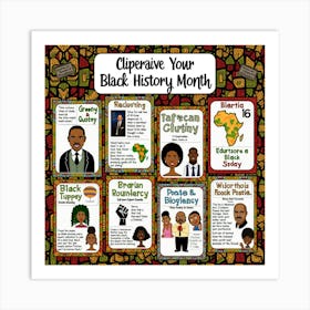 Black History Month 1 Affiche