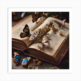 Butterflies From Book 1 Art Print