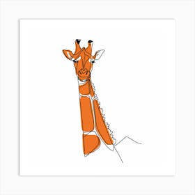 Giraffe 5 Art Print