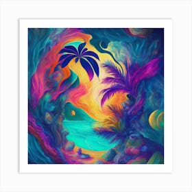 Psychedelic Painting 2 Art Print