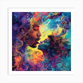 Jimi Hendrix 3 Art Print