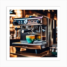 Coffee Machine Art Print