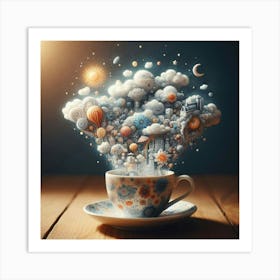 Tea Art 295 Art Print