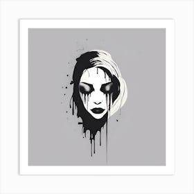 Face Of A Woman Art Print