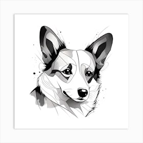 Corgi 21 Art Print