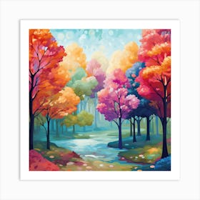 Autumn Forest Art Print