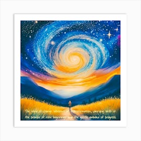 The wind of change Art Print