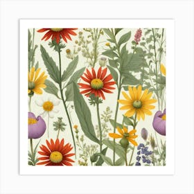 Wildflowers 16 Art Print