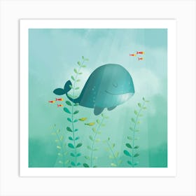 Deep In The Ocean  Art Print