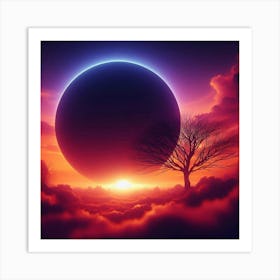 Eclipse Of The Sun 1 Art Print