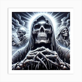 Skeletons Art Print