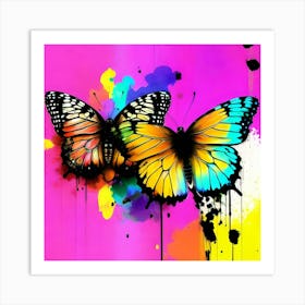 Butterfly Painting 181 Art Print