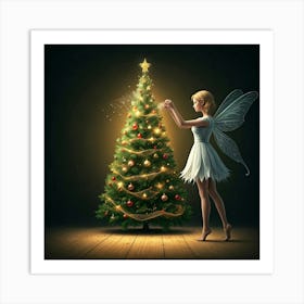 Fairy Christmas Tree 1 Art Print