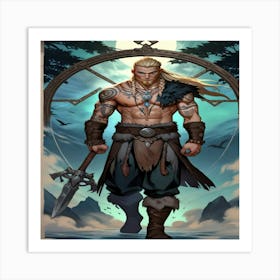 Viking Warrior Art Print