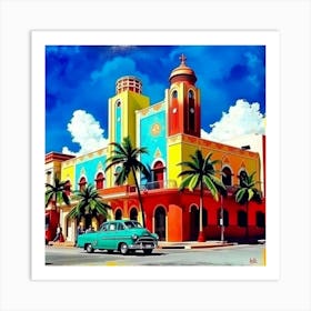 Miami Art Art Print