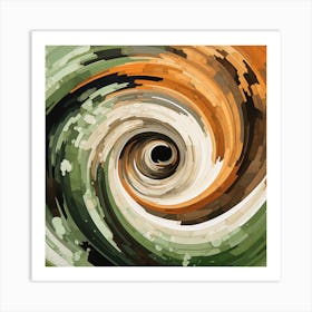 Abstract Spiral Art Print