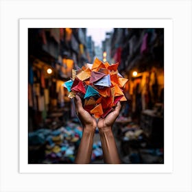 Origami Art Print