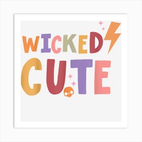 Funny Halloween Woman Girl Wicked Cute Witch Hat Vinatge Art Print