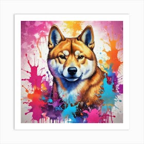 Shiba Inu 55 Art Print