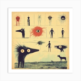 Some Of The Dogs XI Art Print