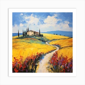 Rustic Elegance in Umbria Art Print