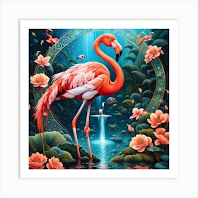 Flamingo Art Print