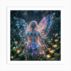 Fairy In The Meadow Art Print