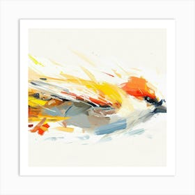 Abstract Bird Painting Art Print